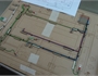 quartz tsl wiring loom layout produced using laser engraving